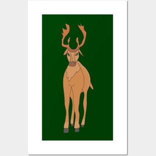 Deer Posters and Art